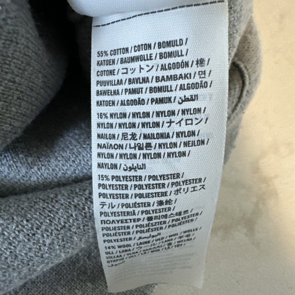 Abercrombie and Fitch Cardigan Mens Medium Gray Button Up Knit Sweater - Picture 7 of 12